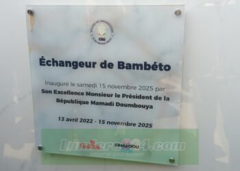 Conakry: Général Doumbouya inaugure l’échangeur de Bambéto