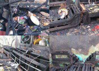 G’bessia: une concession de 6 chambres et son contenu partis en fumée dans un incendie à Tanéné Marché