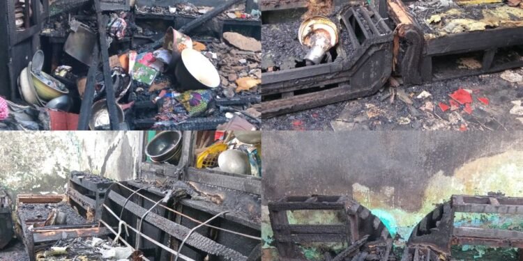 G’bessia: une concession de 6 chambres et son contenu partis en fumée dans un incendie à Tanéné Marché