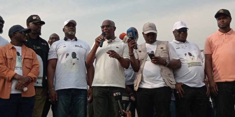 Campagne électorale: le MAG se mobilise derrière le candidat du GMD, Mamadi Doumbouya