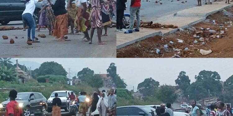 Sanoyah: des femmes protestent contre la recrudescence des accidents à Kalokhaya