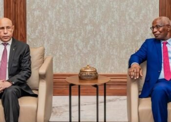 Investiture du Président Mamadi Doumbouya : le Président Mauritanien, Mohamed Ould El-Ghazaouani reçu à Conakry par le Premier ministre