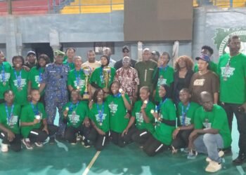 Handball : le public guinéen célèbre les championnes du monde de l’IHF Trophy U17 et U19 à Conakry