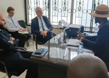Le Secrétaire général du SPPG reçoit l’ambassadeur de France en Guinée et en Sierra Leone
