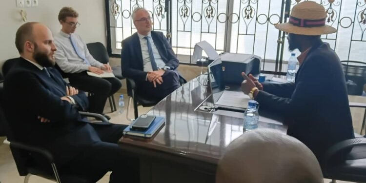Le Secrétaire général du SPPG reçoit l’ambassadeur de France en Guinée et en Sierra Leone